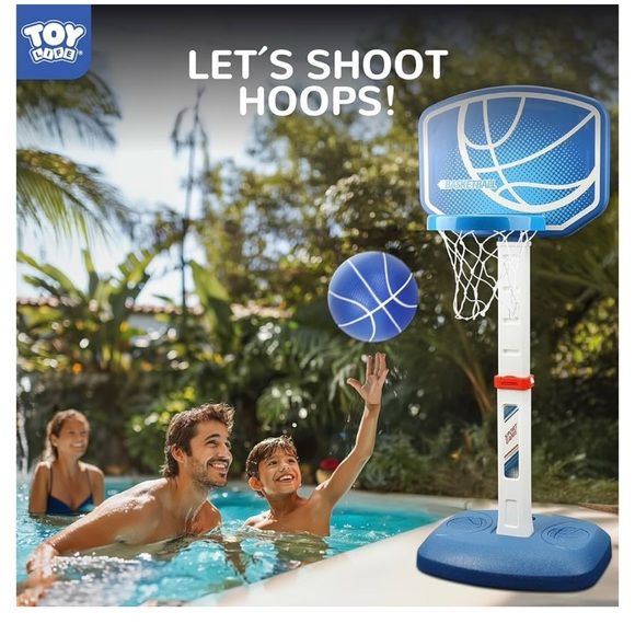 NWT Toy Life Swimming pool adjustable hoop set w/2 adjustable settings & 2 nets - Picture 8 of 11